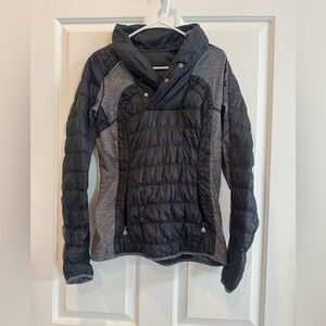 Lululemon Insulator Winter Puffer Pullover Running Coat Jacket Size 8